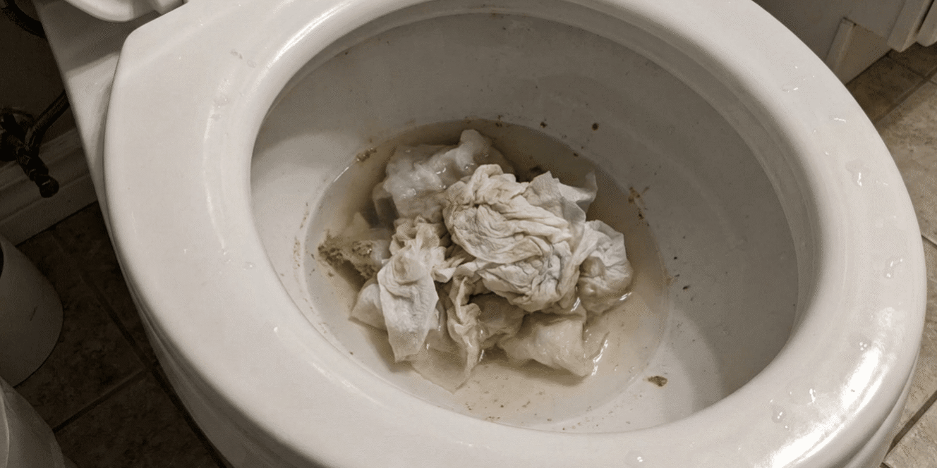 Paper Towels Block Toilets