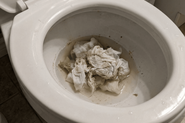 Paper Towels Block Toilets