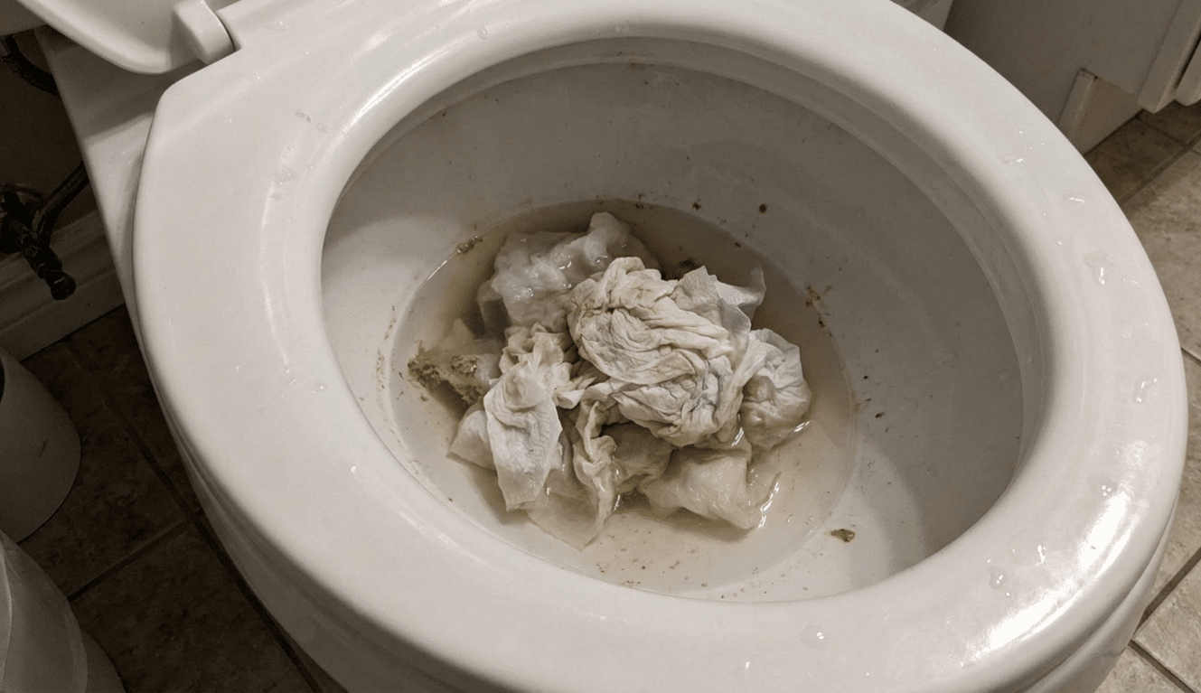 Paper Towels In Toilet Paper Towels Block Toilets