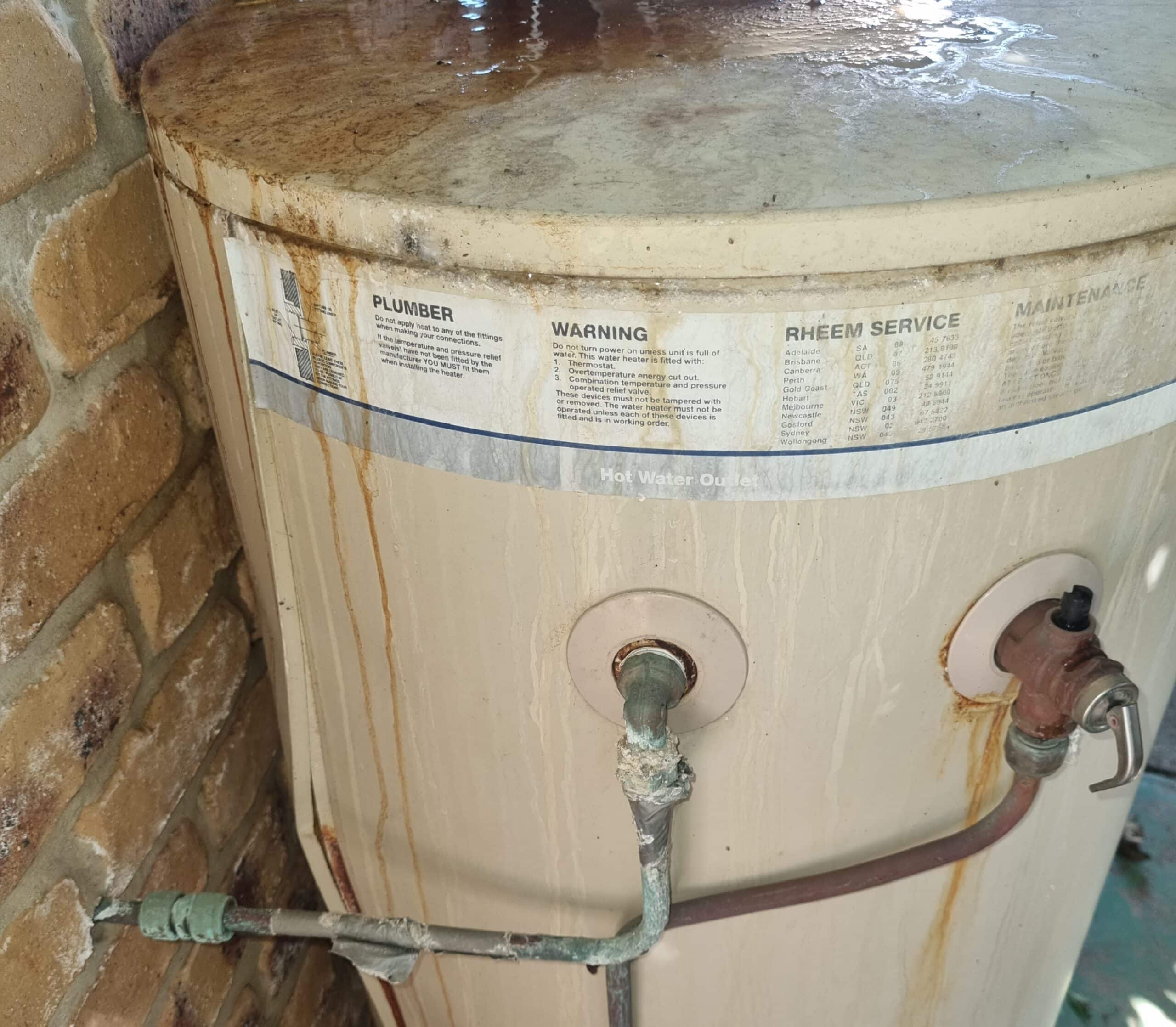 Leaking Hot Water System